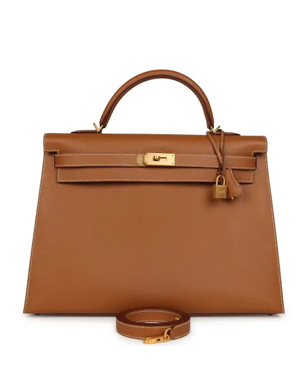 Hermès Kelly Sellier HSS Verso 40, Gold