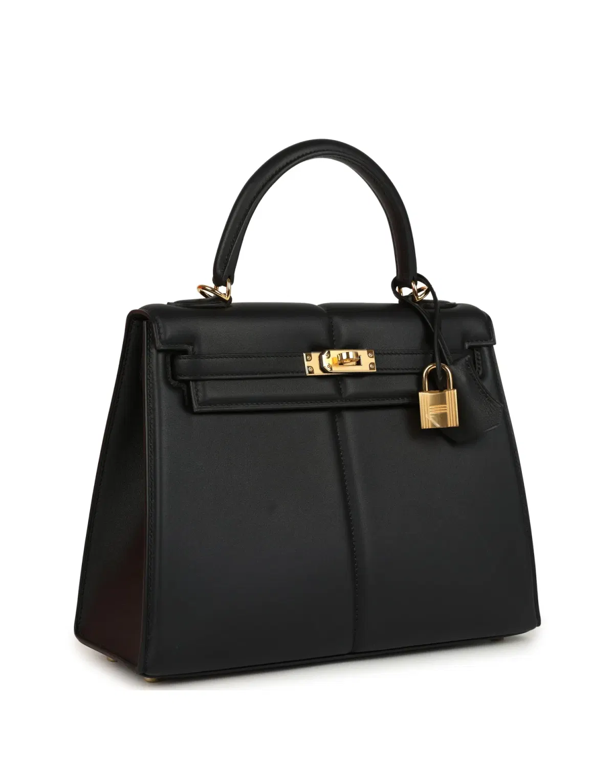 Hermès Kelly Sellier Padded 25, Noir