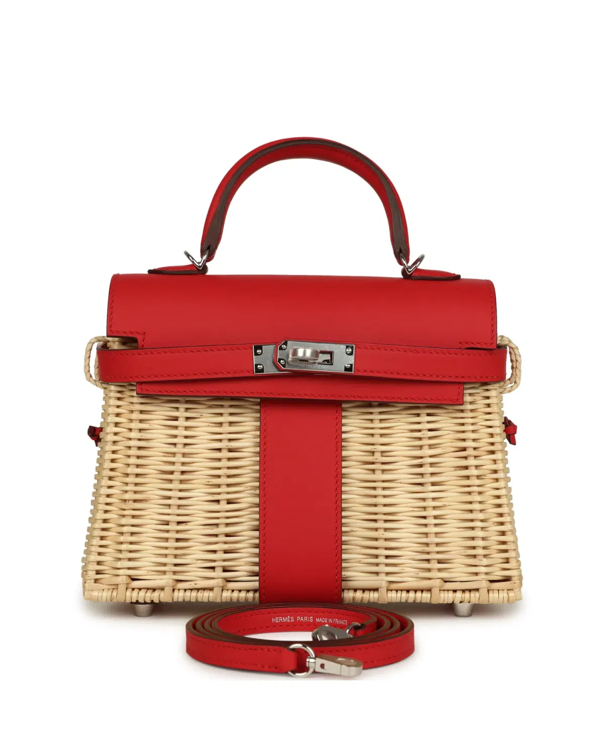 Hermès Mini Kelly Picnic 20, Rouge de Cœur