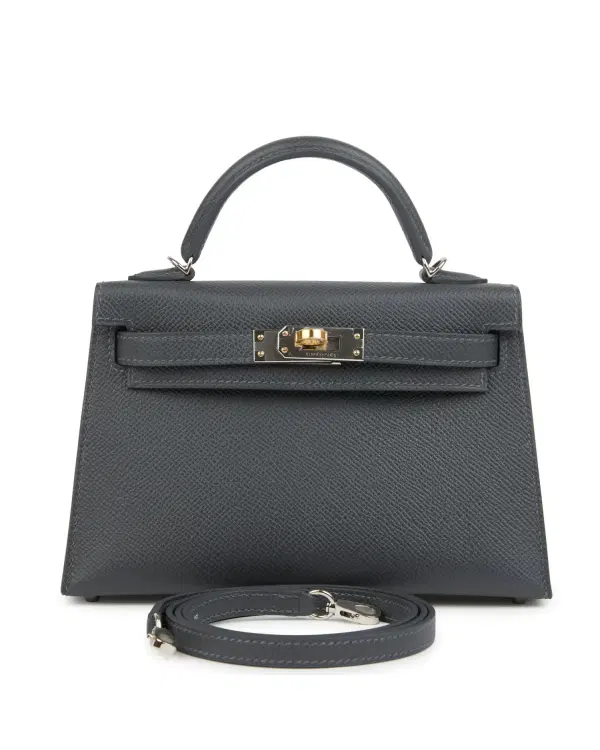 Hermès Mini Kelly Sellier 20, Ardoise
