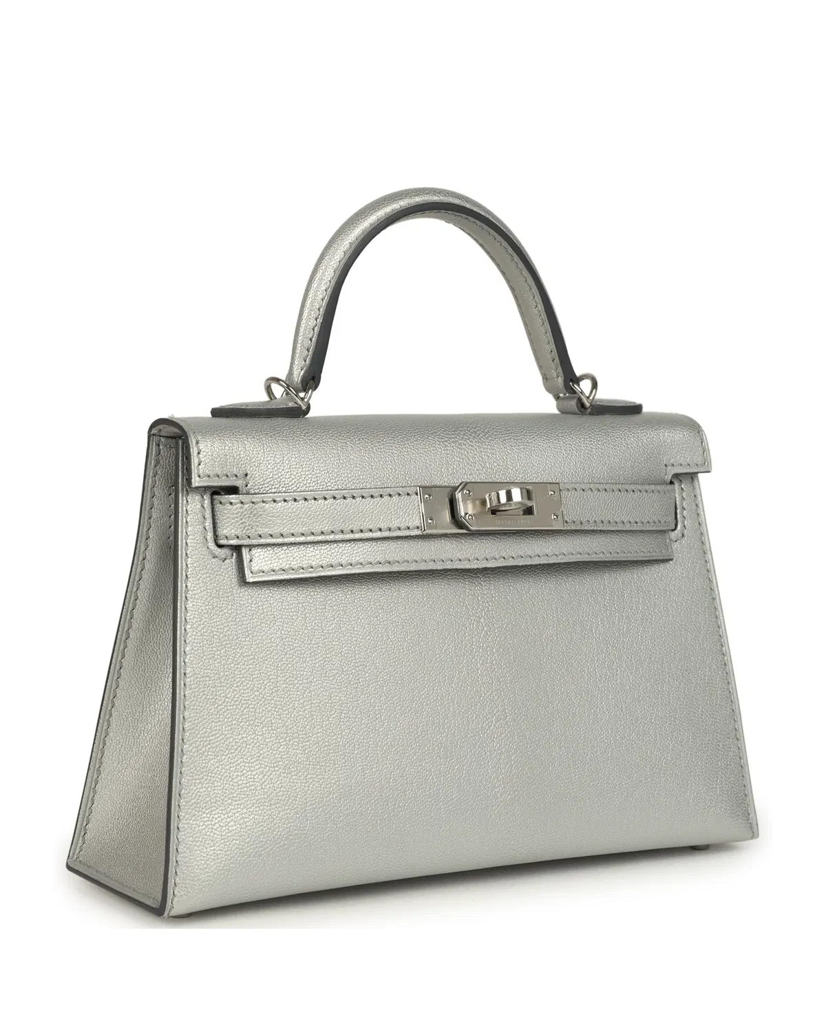 Hermès Mini Kelly Sellier 20, Argent