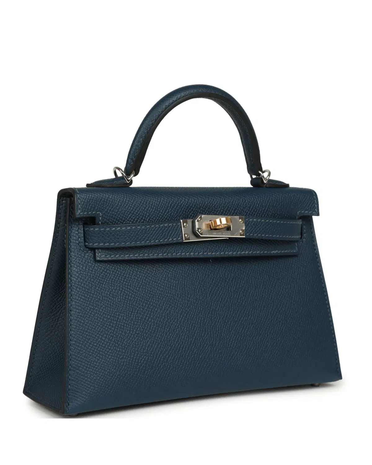 Hermès Mini Kelly Sellier 20, Bleu de Prusse