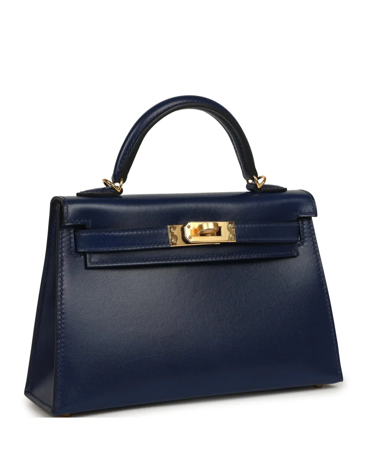Hermès Mini Kelly Sellier 20, Bleu Saphir