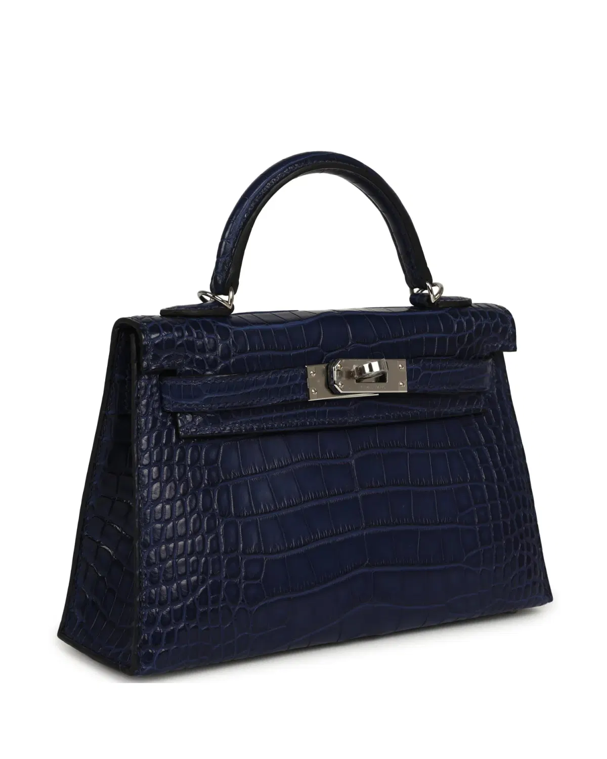 Hermès Mini Kelly Sellier 20, Bleu Saphir