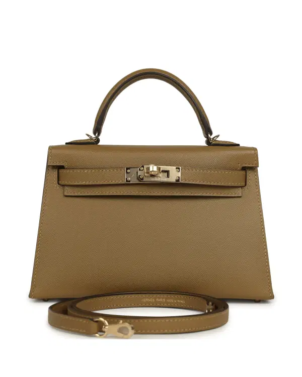 Hermès Mini Kelly Sellier 20, Dune