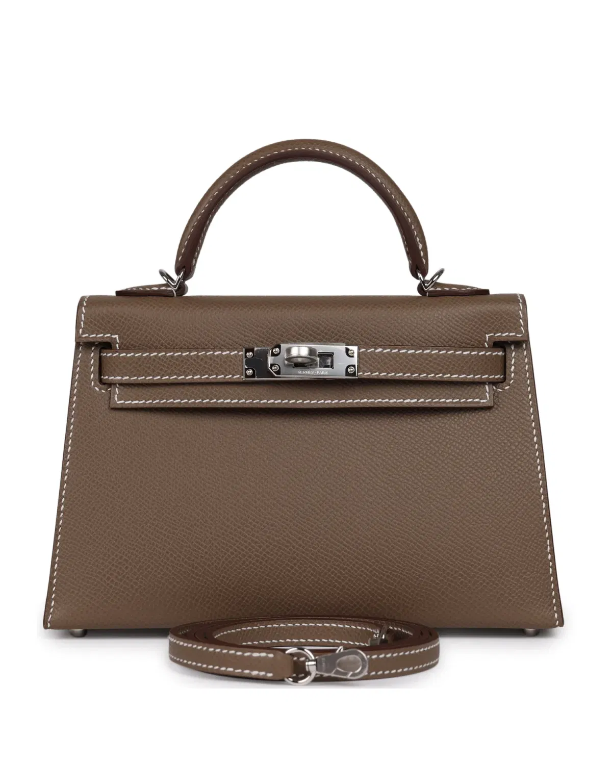 Hermès Mini Kelly Sellier 20, Étoupe