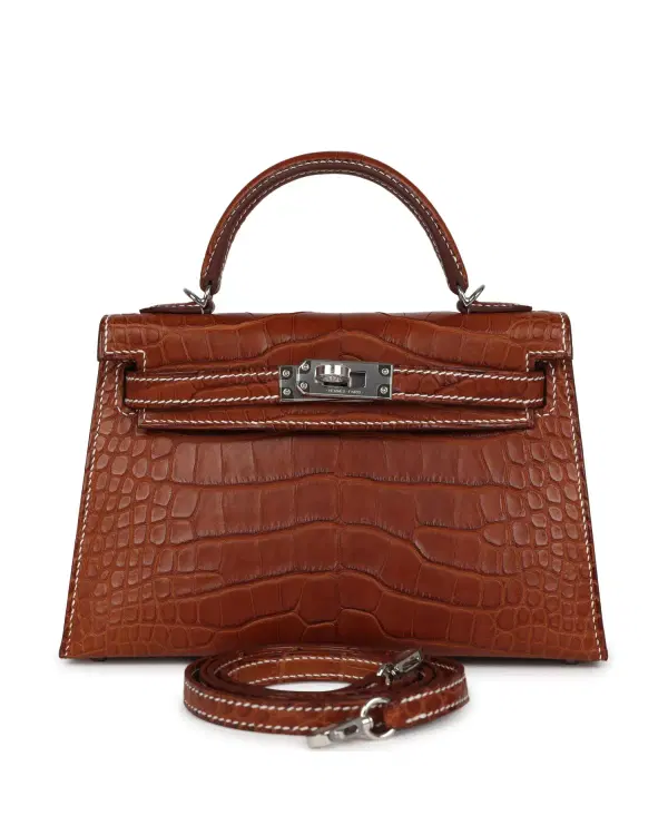 Hermès Mini Kelly Sellier 20, Fauve