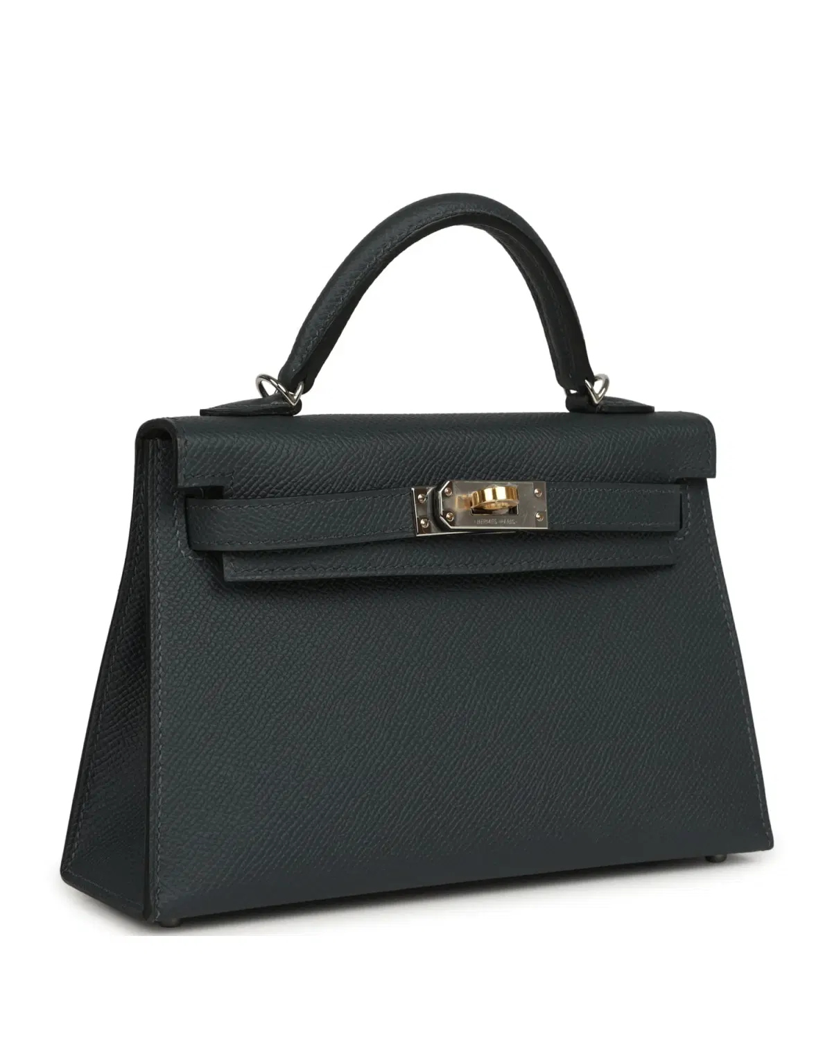 Hermès Mini Kelly Sellier 20, Gris Misty