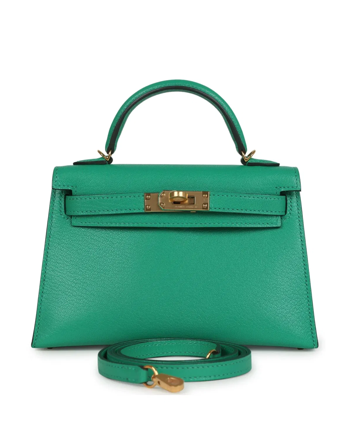 Hermès Mini Kelly Sellier 20, Menthe