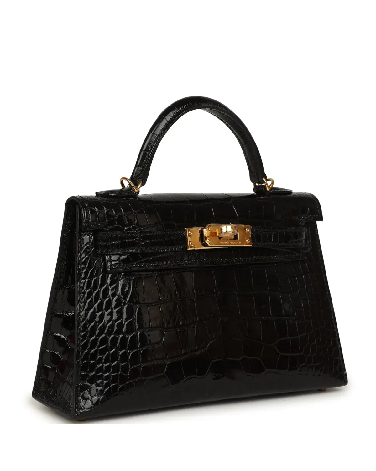 Hermès Mini Kelly Sellier 20, Noir
