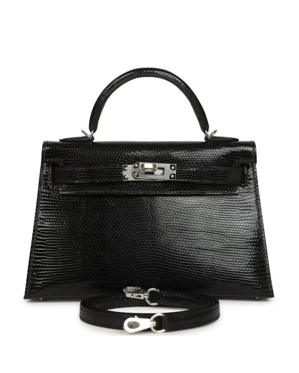 Hermès Mini Kelly Sellier 20, Noir