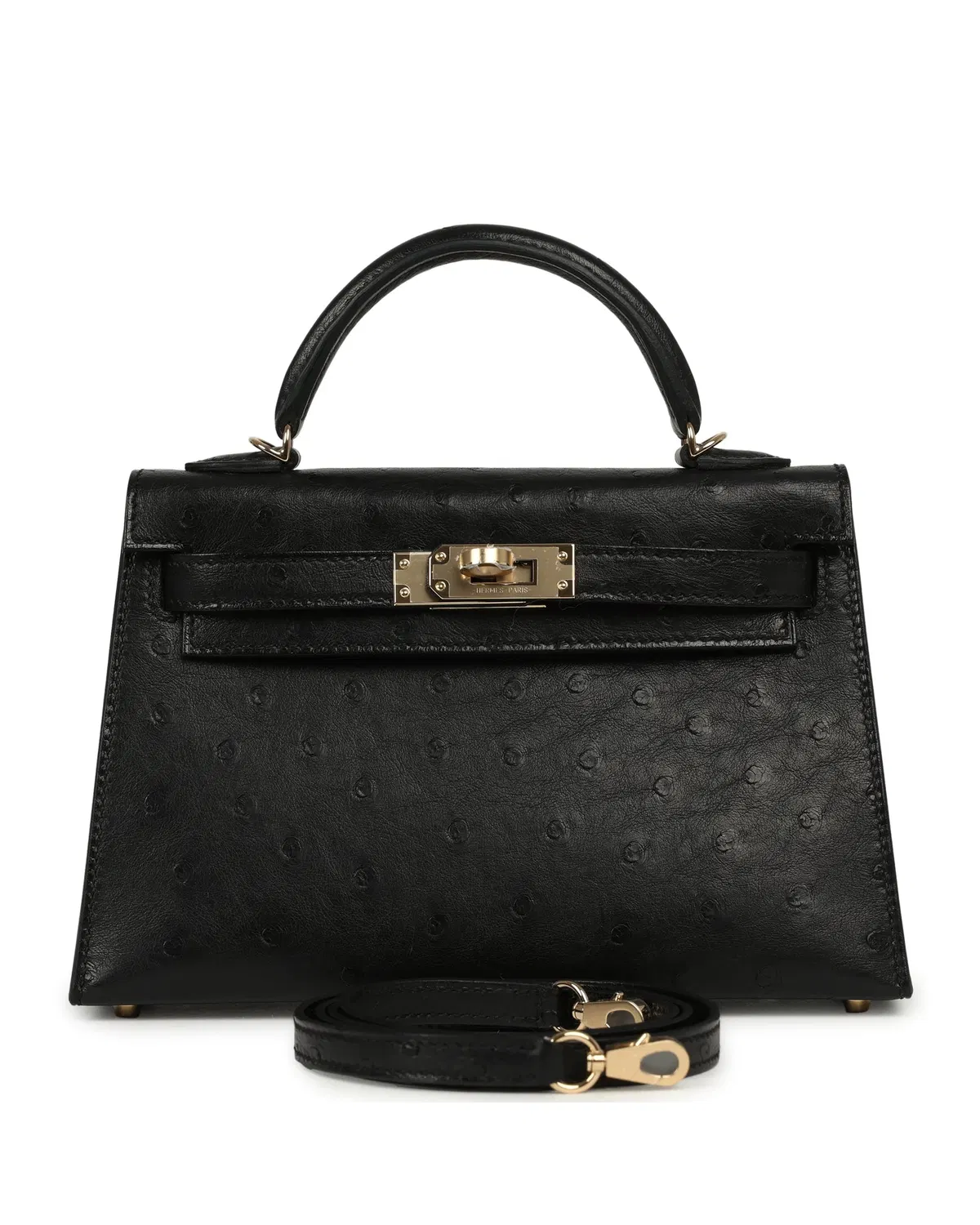 Hermès Mini Kelly Sellier 20, Noir