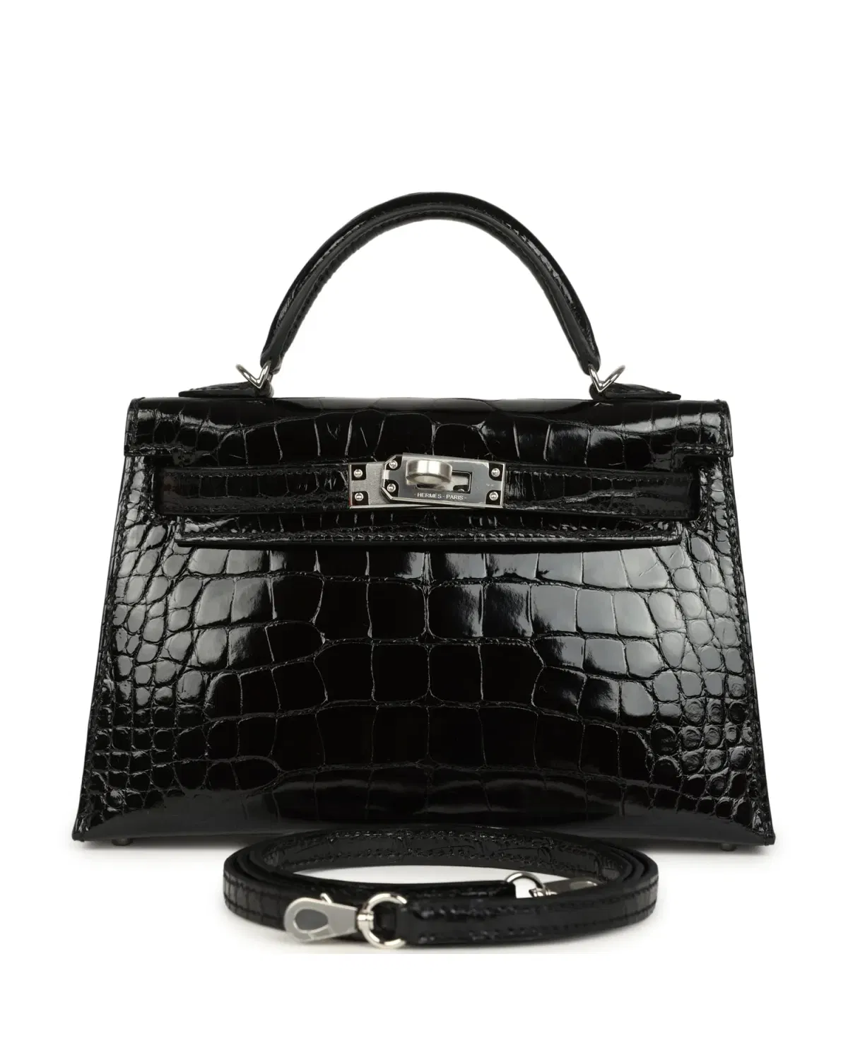 Hermès Mini Kelly Sellier 20, Noir