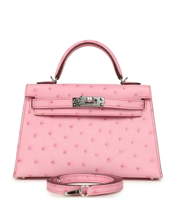Hermès Mini Kelly Sellier 20, Rose Bubblegum