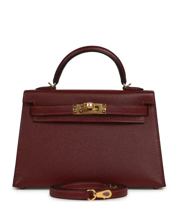 Hermès Mini Kelly Sellier 20, Rouge H