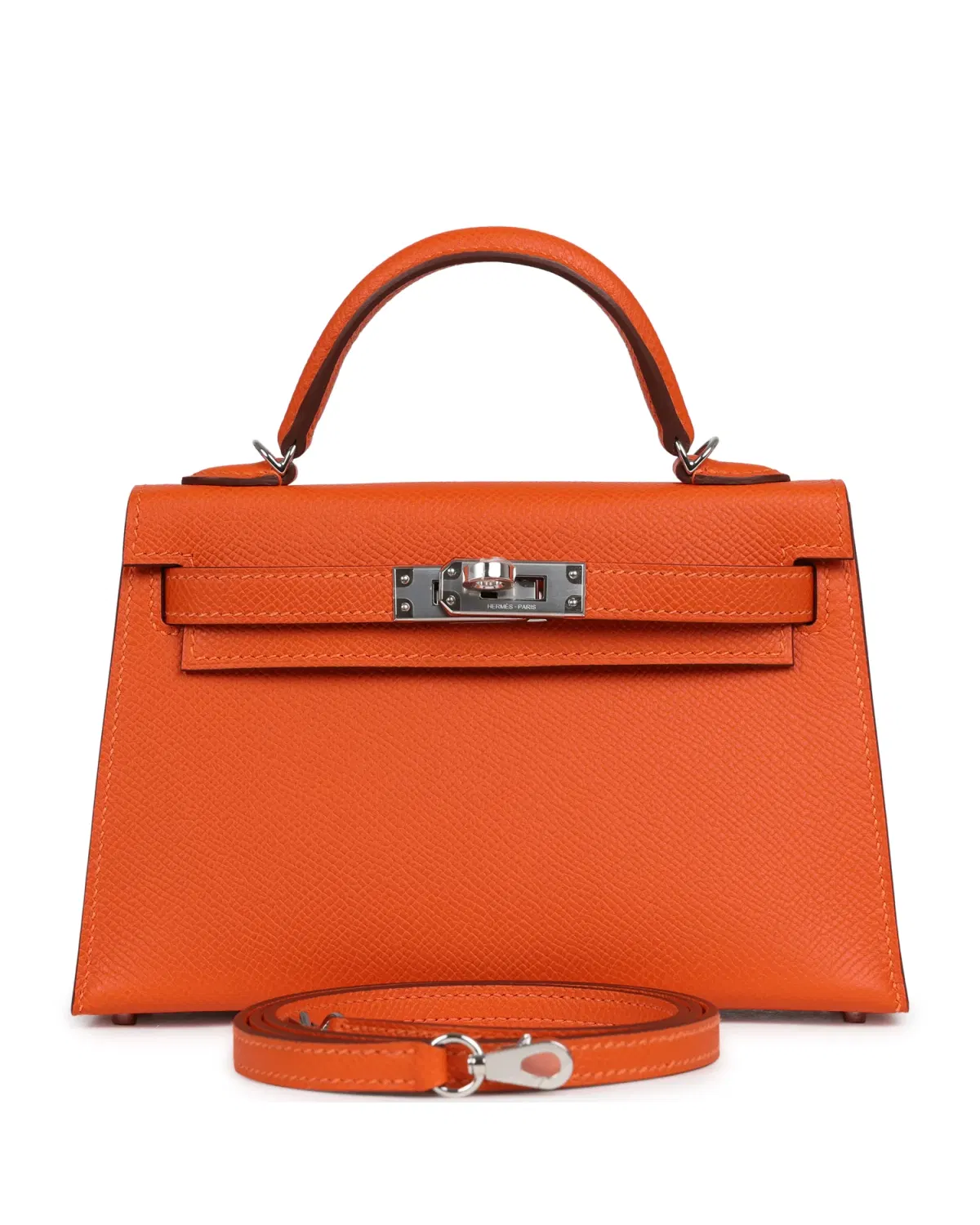 Hermès Mini Kelly Sellier 20, Tangerine