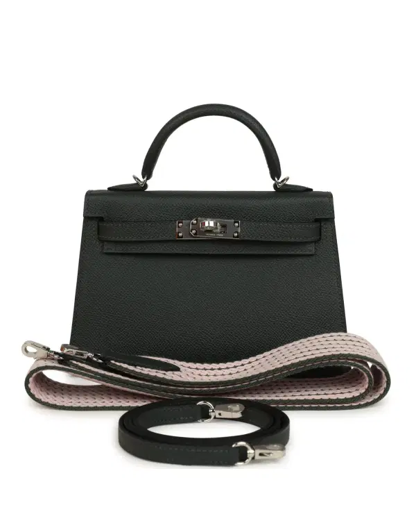 Hermès Mini Kelly Sellier 20, Vert Foncé