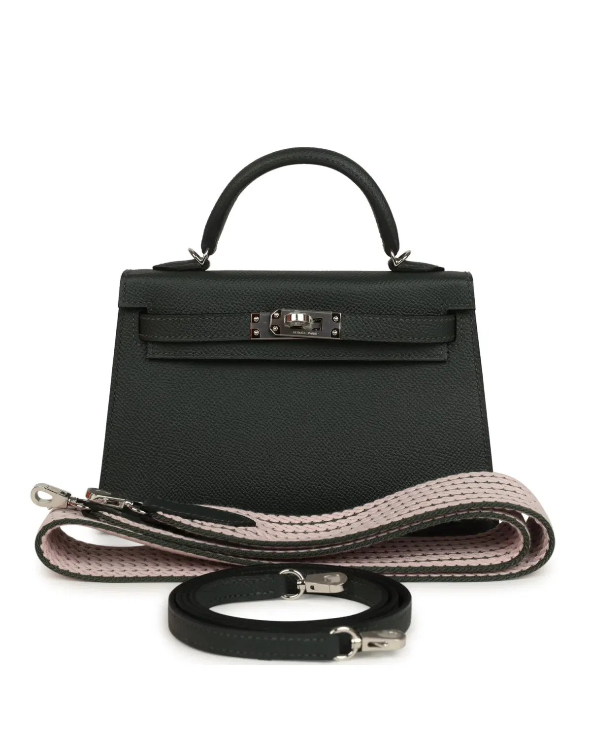Hermès Mini Kelly Sellier 20, Vert Foncé