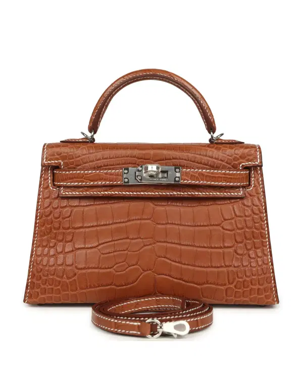Hermès Mini Kelly Sellier HSS Verso 20, Gold