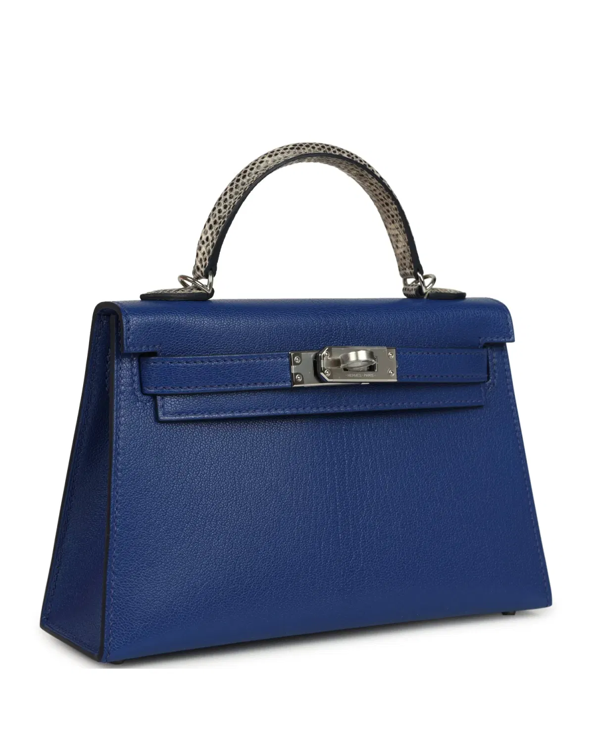 Hermès Mini Kelly Sellier Touch 20, Bleu Royal / Ombré