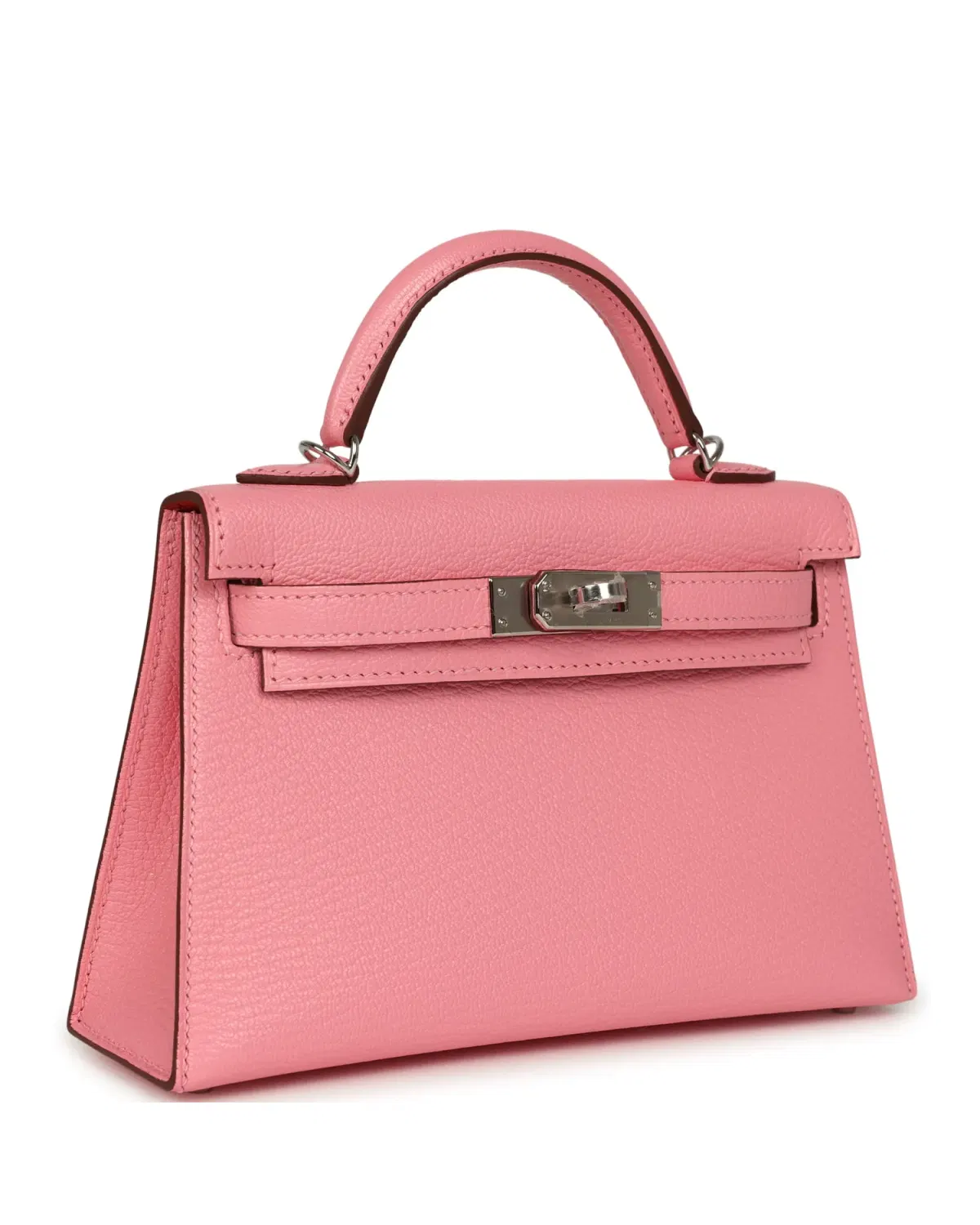 Hermès Mini Kelly Sellier Verso 20, Rose Confetti